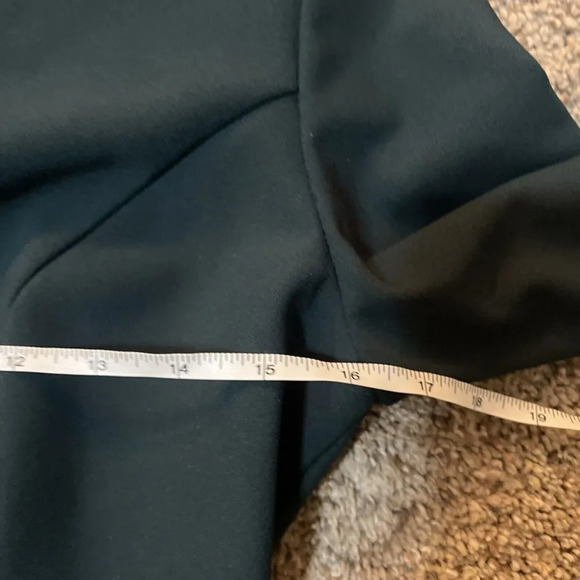 BHLDN Valdis Midi Dress Holly Green Womens size 8 Holiday Event Fit Flare Chic - Picture 11 of 16